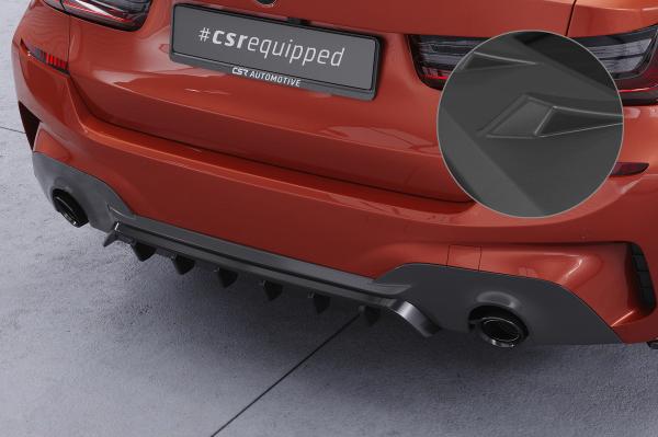 CSR Diffusor | Heckansatz mit ABE für BMW 3er G20 / G21 HA481-L schwarz matt (Lackierung erforderlich)