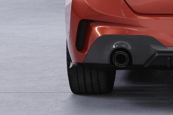 CSR Diffusor | Heckansatz mit ABE für BMW 3er G20/G21 M-Paket HA482-L schwarz matt (Lackierung erforderlich)