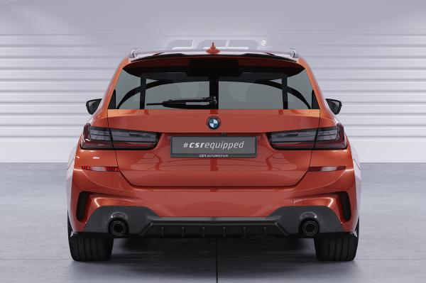 CSR Diffusor | Heckansatz mit ABE für BMW 3er G20/G21 M-Paket HA482-L schwarz matt (Lackierung erforderlich)