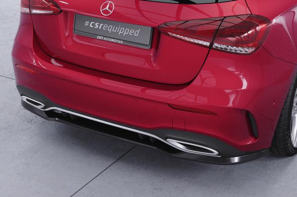 CSR Diffusor | Heckansatz mit ABE für Mercedes-Benz A-Klasse (W177) AMG-Line HA483-G Glossy schwarz Hochglanz (keine Lackierung erforderlich)