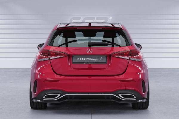 CSR Diffusor | Heckansatz mit ABE für Mercedes-Benz A-Klasse (W177) AMG-Line HA483-G Glossy schwarz Hochglanz (keine Lackierung erforderlich)