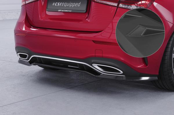 CSR Diffusor | Heckansatz mit ABE für Mercedes-Benz A-Klasse (W177) AMG-Line HA483-L schwarz matt (Lackierung erforderlich)