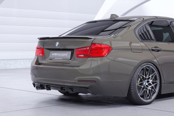 CSR Diffusor | Heckansatz mit ABE für BMW 3er F30 Limousine HA485-L Lackierung erforderlich (unlackiert)
