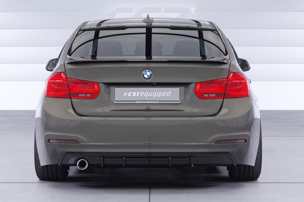 CSR Diffusor | Heckansatz mit ABE für BMW 3er F30 Limousine HA485-L Lackierung erforderlich (unlackiert)