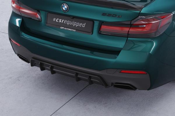 CSR Diffusor | Heckansatz mit ABE für BMW 5er G30 / G31 M-Paket HA486-L schwarz matt (Lackierung erforderlich)