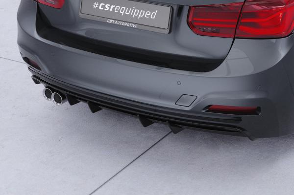 CSR Diffusor | Heckansatz mit ABE für BMW 3er F30 Limousine HA491-G Glossy schwarz glänzend (keine Lackierung erforderlich)