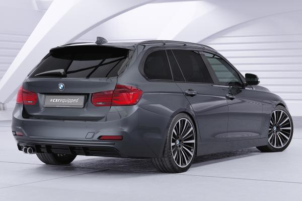 CSR Diffusor | Heckansatz mit ABE für BMW 3er F30 Limousine HA491-G Glossy schwarz glänzend (keine Lackierung erforderlich)