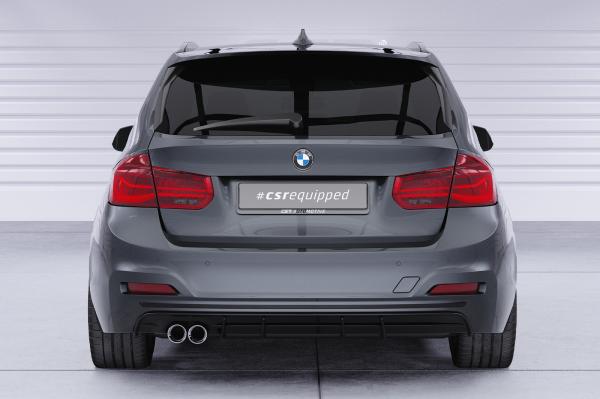 CSR Diffusor | Heckansatz mit ABE für BMW 3er F30 Limousine HA491-G Glossy schwarz glänzend (keine Lackierung erforderlich)