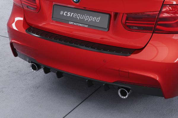 CSR Diffusor | Heckansatz mit ABE für BMW 3er F30 M-Paket HA494-L Lackierung erforderlich (schwarz matt)