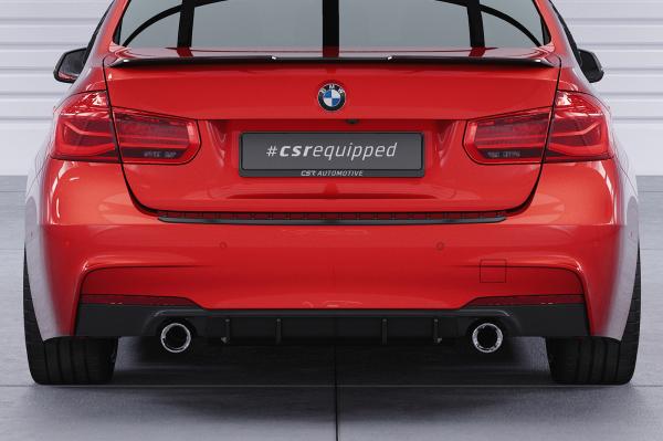 CSR Diffusor | Heckansatz mit ABE für BMW 3er F30 M-Paket HA494-L Lackierung erforderlich (schwarz matt)