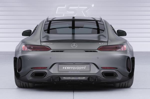 CSR Diffusor | Heckansatz mit ABE für Mercedes Benz AMG GT (190) HA495-L Lackierung erforderlich (schwarz matt)