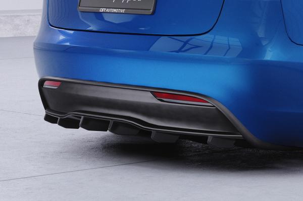 CSR Diffusor | Heckansatz mit ABE für Tesla Model 3 HA496-L Lackierung erforderlich (schwarz matt)