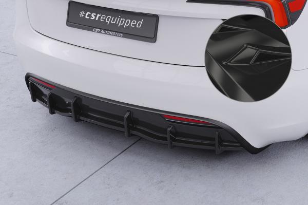 CSR Diffusor | Heckansatz mit ABE für Tesla Model 3 HA498-G Glossy schwarz glänzend (keine Lackierung erforderlich)