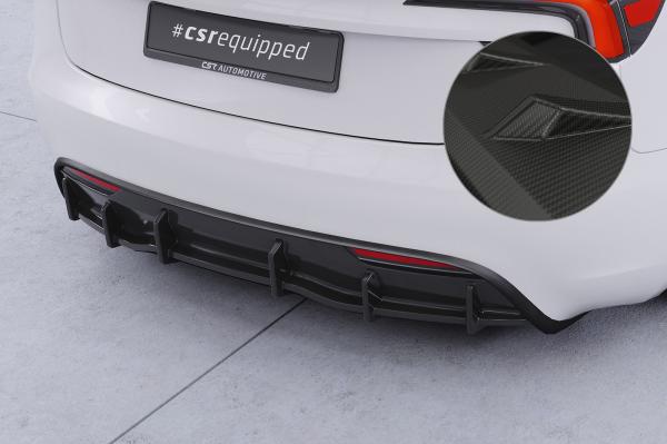 CSR Diffusor | Heckansatz mit ABE für Tesla Model 3 HA498-M Carbon Look matt strukturiert (keine Lackierung erforderlich)