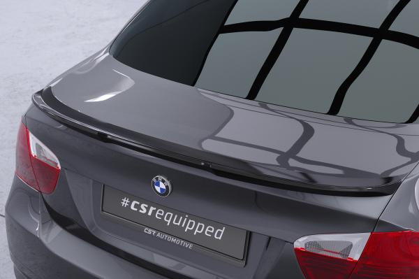 CSR Heckspoiler | Heckflügel mit ABE für BMW 3er E90 HF005-L Lackierung erforderlich (schwarz matt)
