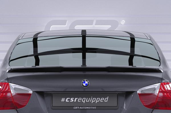 CSR Heckspoiler | Heckflügel mit ABE für BMW 3er E90 HF005-L Lackierung erforderlich (schwarz matt)