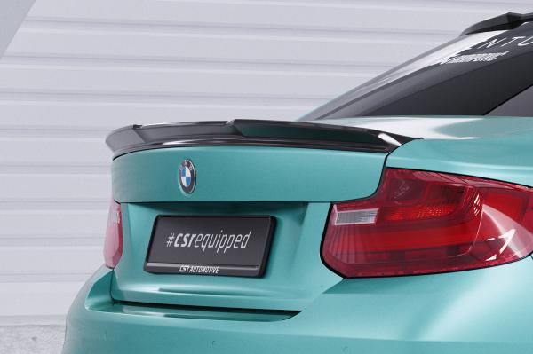 CSR Heckspoiler | Heckflügel mit ABE für BMW 2er F22 HF006-L schwarz matt (Lackierung erforderlich)