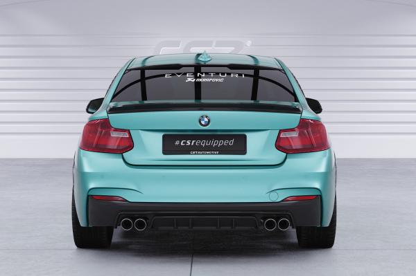CSR Heckspoiler | Heckflügel mit ABE für BMW 2er F22 HF006-L schwarz matt (Lackierung erforderlich)
