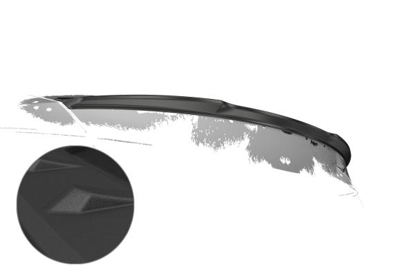 CSR Heckspoiler | Heckflügel mit ABE für Mercedes-Benz GLC (C253) Coupe HF009-S Strukturiert schwarz matt (keine Lackierung erforderlich)