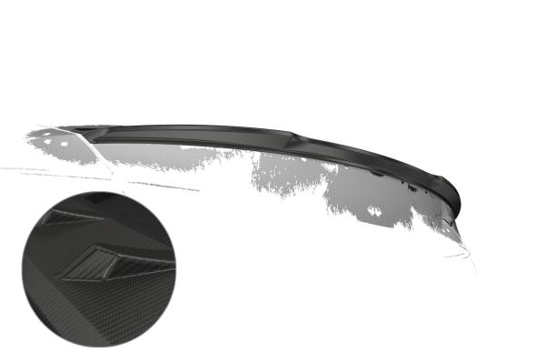 CSR Heckspoiler | Heckflügel mit ABE für Mercedes-Benz GLC (C253) Coupe HF009-M Carbon Look matt strukturiert (keine Lackierung erforderlich)