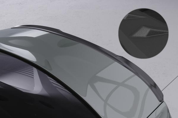 CSR Heckspoiler | Heckflügel mit ABE für Audi A6 C8 (Typ 4K/F2) Limousine HF015-S Strukturiert schwarz matt (keine Lackierung erforderlich)