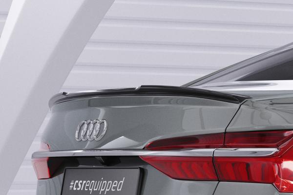CSR Heckspoiler | Heckflügel mit ABE für Audi A6 C8 (Typ 4K/F2) Limousine HF015-S Strukturiert schwarz matt (keine Lackierung erforderlich)