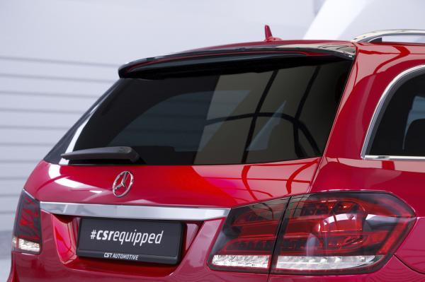 CSR Heckspoiler | Heckflügel mit ABE für Mercedes-Benz E-Klasse S212 T-Modell HF016-C Carbon Look Hochglanz (keine Lackierung erforderlich)