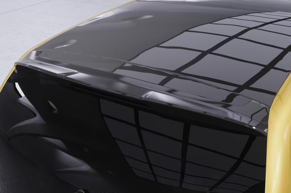 CSR Heckspoiler | Heckflügel mit ABE für VW Up! / Seat Mii / Skoda Citigo HF019-S Strukturiert schwarz matt (keine Lackierung erforderlich)