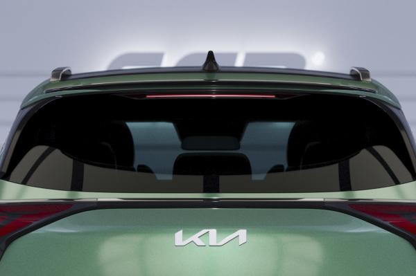 CSR Heckspoiler | Heckflügel mit ABE für Kia Sportage (NQ5) HF023-L Lackierung erforderlich (schwarz matt)
