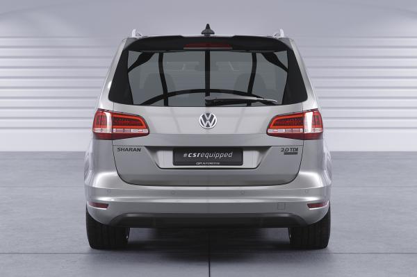CSR Heckspoiler | Heckflügel mit ABE für VW Sharan II / Seat Alhambra II HF024-C Carbon Look Hochglanz (keine Lackierung erforderlich)