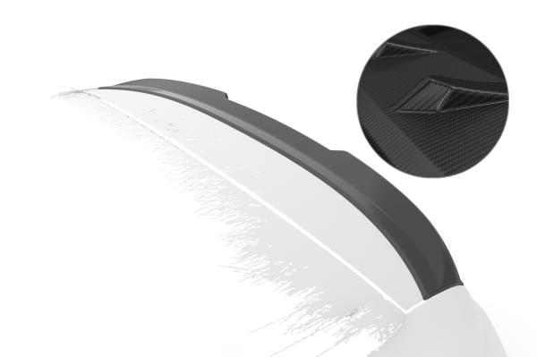 CSR Heckspoiler | Heckflügel mit ABE für Fiat Panda (312/319) HF026-M Carbon Look matt strukturiert (keine Lackierung erforderlich)