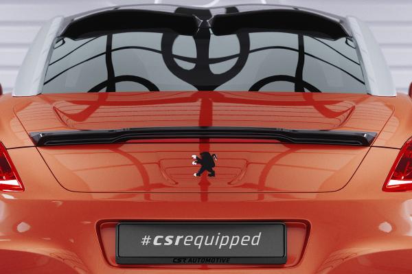CSR Heckspoiler | Heckflügel mit ABE für Peugeot RCZ HF034-G Glossy schwarz glänzend (keine Lackierung erforderlich)