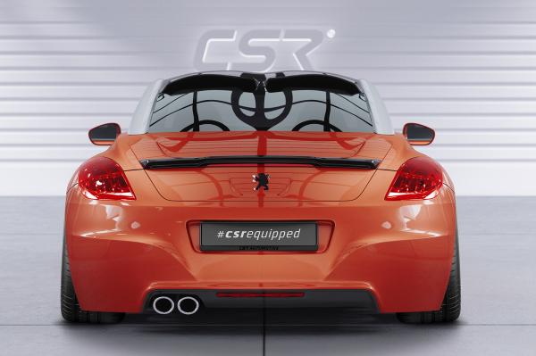 CSR Heckspoiler | Heckflügel mit ABE für Peugeot RCZ HF034-S Strukturiert schwarz matt (keine Lackierung erforderlich)