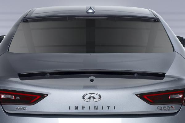 CSR Heckspoiler | Heckflügel mit ABE für Infiniti Q60 HF036-C Carbon Look Hochglanz (keine Lackierung erforderlich)