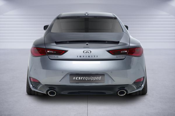 CSR Heckspoiler | Heckflügel mit ABE für Infiniti Q60 HF036-C Carbon Look Hochglanz (keine Lackierung erforderlich)