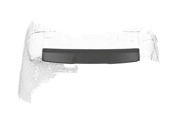 CSR Heckspoiler | Heckflügel mit ABE für BMW X5 E70 HF037-S schwarz matt strukturiert (keine Lackierung erforderlich)