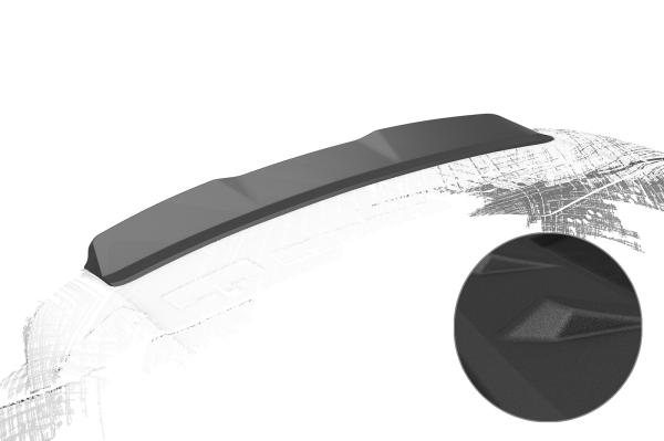 CSR Heckspoiler | Heckflügel mit ABE für BMW X5 E70 HF037-S schwarz matt strukturiert (keine Lackierung erforderlich)