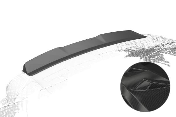 CSR Heckspoiler | Heckflügel mit ABE für BMW X5 E70 HF037-C Carbon Look Hochglanz (keine Lackierung erforderlich)