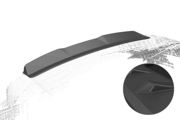 CSR Heckspoiler | Heckflügel mit ABE für BMW X5 E70 HF037-L schwarz matt (Lackierung erforderlich)