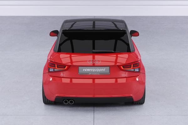 CSR Heckspoiler | Heckflügel mit ABE für Audi A1 (8X) S-Line HF039-L schwarz matt (Lackierung erforderlich)