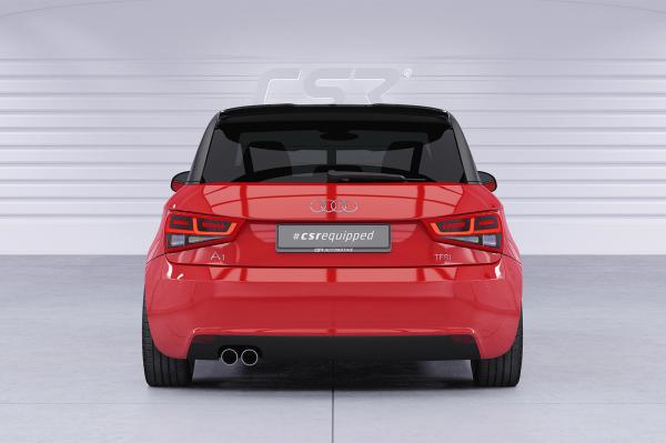 CSR Heckspoiler | Heckflügel mit ABE für Audi A1 (8X) S-Line HF039-L schwarz matt (Lackierung erforderlich)