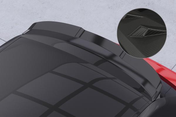 CSR Heckspoiler | Heckflügel mit ABE für Audi A1 (8X) S-Line HF039-M Carbon Look matt strukturiert (keine Lackierung erforderlich)