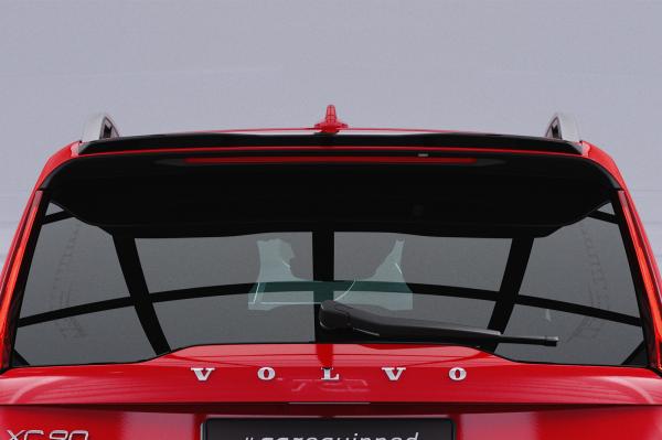 CSR Heckspoiler | Heckflügel mit ABE für Volvo XC90 (2.Gen) HF049-C Carbon Look Hochglanz (keine Lackierung erforderlich)