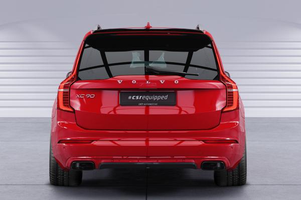 CSR Heckspoiler | Heckflügel mit ABE für Volvo XC90 (2.Gen) HF049-C Carbon Look Hochglanz (keine Lackierung erforderlich)