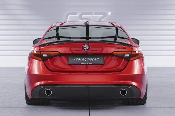 CSR Heckspoiler | Heckflügel mit ABE für Alfa Romeo Giulia (Typ 952) HF050-C Carbon Look Hochglanz (keine Lackierung erforderlich)