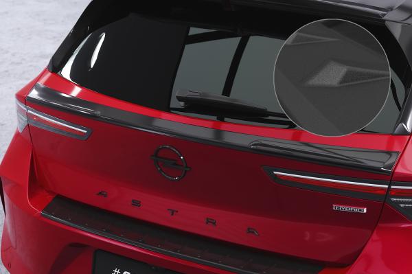 CSR Heckspoiler | Heckflügel mit ABE für Opel Astra L HF053-S Strukturiert schwarz matt (keine Lackierung erforderlich)