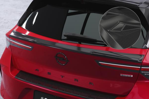 CSR Heckspoiler | Heckflügel mit ABE für Opel Astra L HF053-C Carbon Look glänzend (keine Lackierung erforderlich)