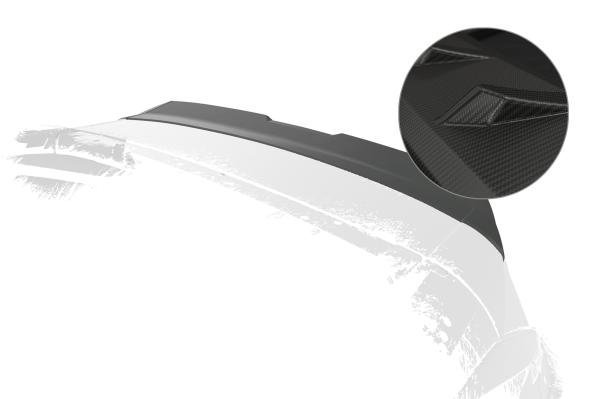 CSR Heckspoiler | Heckflügel mit ABE für Lynk & Co 01 HF065-M Carbon Look matt strukturiert (keine Lackierung erforderlich)