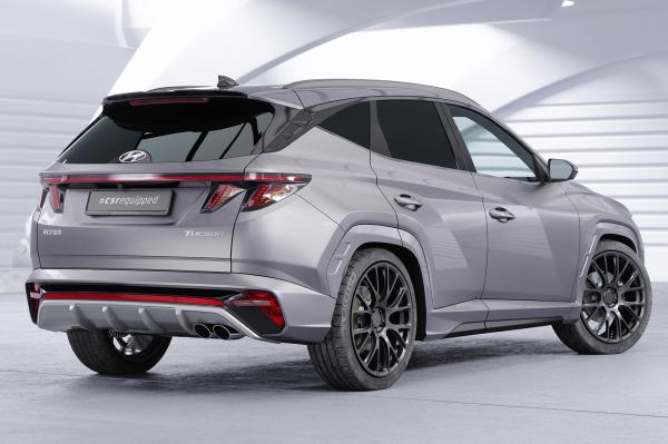 CSR Heckspoiler | Heckflügel mit ABE für Hyundai Tucson 4 (NX4) HF068-L schwarz matt (Lackierung erforderlich)