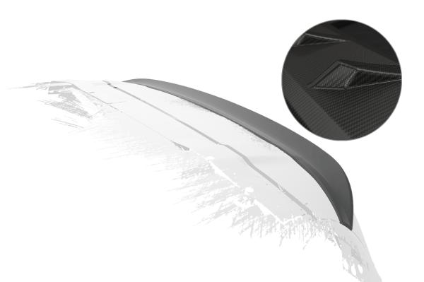 CSR Heckspoiler | Heckflügel mit ABE für Mercedes Benz T-Klasse (W420) HF070-M Carbon Look matt strukturiert (keine Lackierung erforderlich)